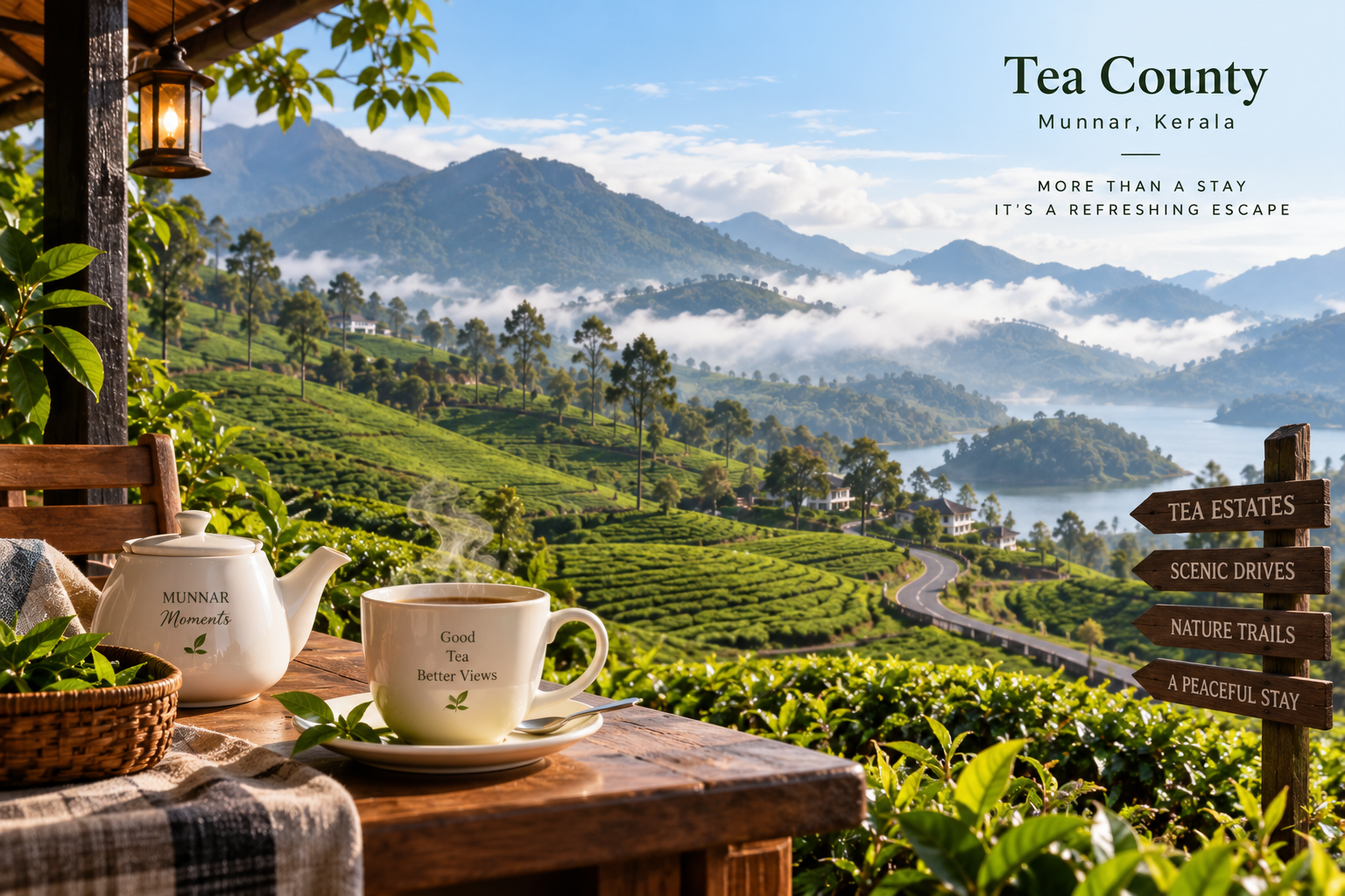 Tea County Munnar Kerala